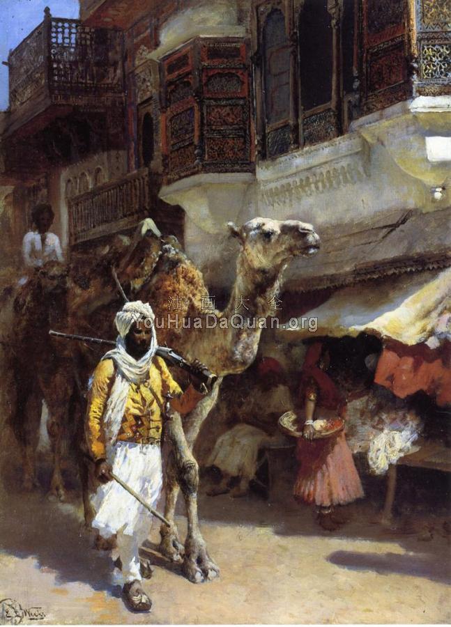 Man Leading a Camel - 埃德温·罗德·威克斯